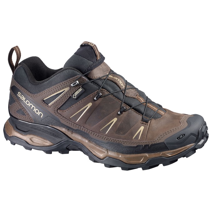 Chaussures De Randonnée Salomon Homme Marron Noir - Salomon X ULTRA LTR GTX® - France (2517-WCNTF)